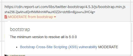 Integrity metadata vulnerable file info